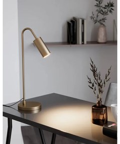 ByRydens 4002580-6503 - CURVE asztali lámpa 1xGU10/7W/230V aranyszínű