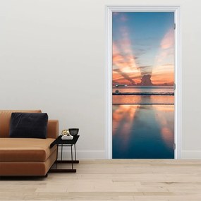 Fotótapéta ajtóra - Napsugarak a Dayton Beach felett (95x205cm)