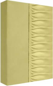 Szatén gumis lepedő 200x220 olíva