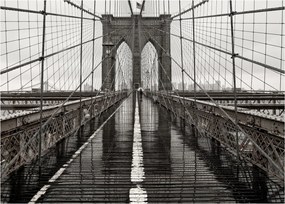 Üveg kép - Brooklyn híd (70x50 cm)