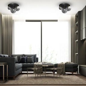 Mennyezeti lámpa REFLEX 2xE14/40W/230V + 1xE27/60W/230V