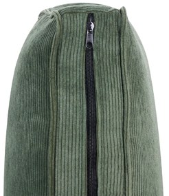 Háromszemélyes sötétzöld kordbársony kanapé RONNEBY Beliani