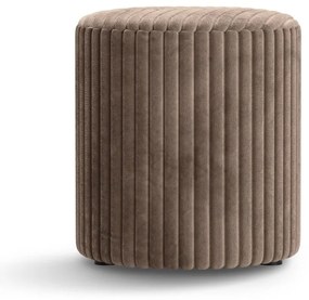 Barna kordbársony puff Dia – Micadoni