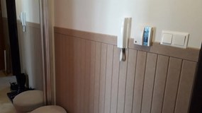 Bilnora extra sűrű filc hangszigetelő Csíkos Mintájú Panel öntapadós hátoldallal 120x60x0,9cm - 16 fekete