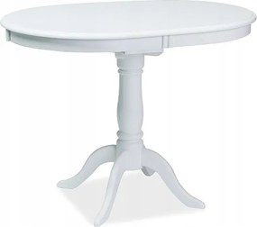 Dello összecsukható asztal fehér 100(129)x70cm étkező