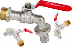 Csaptelep Merítő Csaptelep Fojtószeleppel Hosszú 1/2 DN15