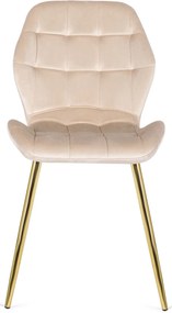 Krém Bársony Étkezőszék. LUCKY