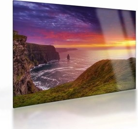 Üveg kép - Cliffs of Moher (70x50 cm)