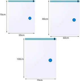 Vákuumzsák készlet - Ruhhy - 15 db