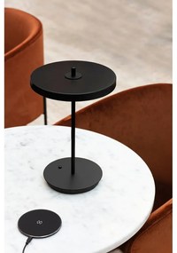 Fekete fém LED asztali lámpa fém búrával (magasság 31 cm) Asteria Move – UMAGE