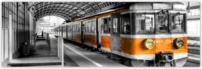 Poszterek 200x66 Narancssárga vonat