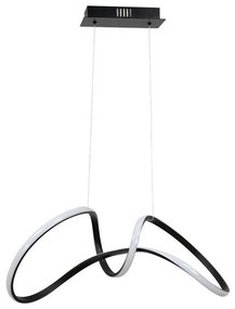 LED Csillár zsinóron TESORO LED/48W/230V fekete