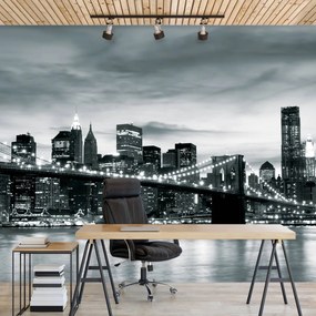 Fotótapéta - New York és a Brooklyn Bridge (152,5x104 cm)