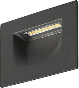 RENDL PER süllyesztett lámpa antracitszürke 230V LED 3W IP54 3000K