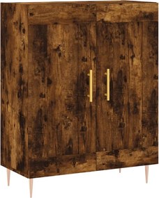 vidaXL füstös tölgy színű szerelt fa tálalószekrény 69,5 x 34 x 90 cm