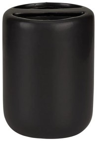 Matt fekete kerámia fogkefetartó pohár Olinda – Allstar