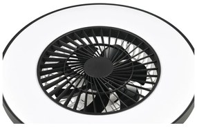 Matt fekete LED mennyezeti lámpa Halmstad – Trio