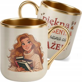 Prémium Bögre Arany Ekrü Nőnap Vicces Ajándék Nőknek