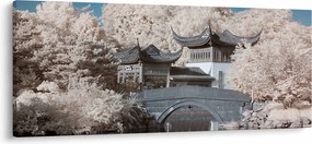 Kép - Virágzó fák Ázsiában (120x50 cm)