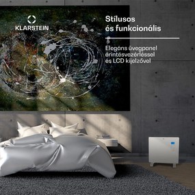 Klarstein Norderney, konvektor, 1000 W termosztát, időzítő, 20 m², fehér