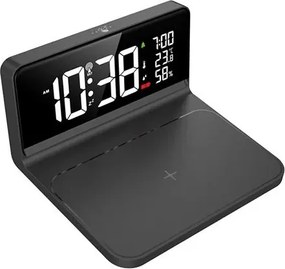 Ébresztőóra - Solight CA06 - Qi vezetékmentes töltéssel