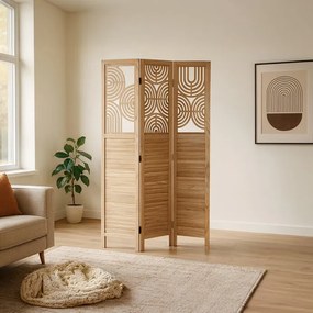 Natúr Tömörfa Paraván. EF-L175 NAT