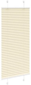 pliszírozott redőny krém 55x150 cm szövetszélesség 54,4 cm