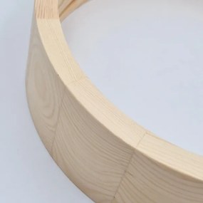 Fürdőszobai mennyezeti lámpa NATURAL 3xE27/15W/230V IP54 fenyő 37 cm