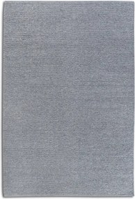 Hurkolt gyapjú szőnyeg 120x170cm, kézzel szőtt szürke egyszínű