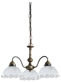 Kolarz 731.83.73 - Csillár láncon NONNA 3x/E27/75W/230V