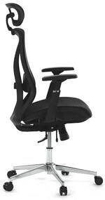 Fekete Hálós Irodai Szék, Szinkron Mechanikával. KA-S258 BK