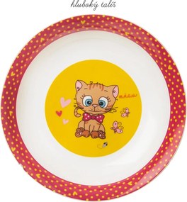 Kittens 3 db-os porcelán gyerek étkészlet - Orion