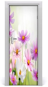 Poszter tapéta ajtóra Field virágok 85x205 cm