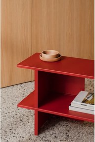 Piros fém polcos állvány 160x57x37 cm Hes – noo.ma