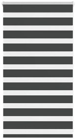 zebrafüggönnyel fekete szövetszélesség 80,9 cm poliészter