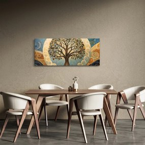 Kép – Életfa és spirálok (120x50 cm)