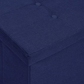 kék összecsukható művászon tárolópad