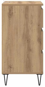 Széf fiókkal Artisan tölgy 40 x 35 x 70 cm Műszaki fa és vas