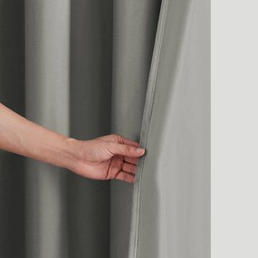 4Home Manila sötétítő függöny szürkészöld, 150 x 250 cm