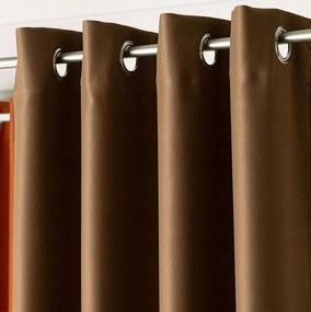 Mg Készfüggöny blackout átvezetőkkel Dona 140x250 világos Barna