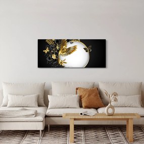 Kép - Arany motívumokkal díszített labda (120x50 cm)