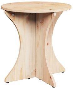 Dohányzóasztal 2 pcs Természetes 46 x 46 x 47 cm Tömör fenyőfa