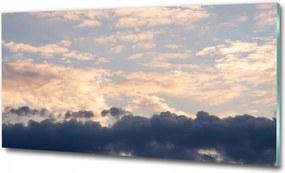 Fotó üvegkép Tó a hegyekben 125x50