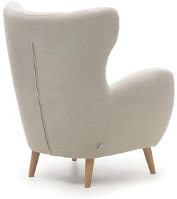 Bézs füles fotel Patio – Kave Home