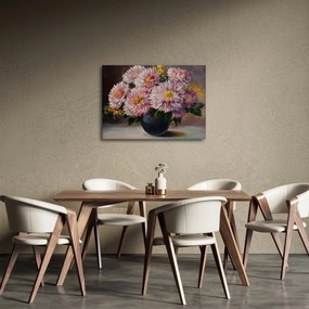 Kép - olajfestmény, virágok a vázában (70x50 cm)