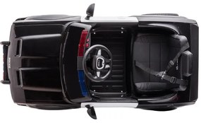 Elektromos Dodge Challenger rendőrautó 50W/4500 mAh fekete-fehér