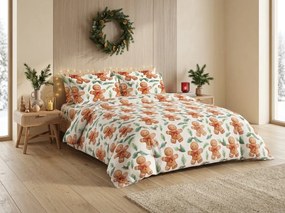Flanel ágyneműhuzat MERRY GINGER színes kivitel Ágyneműhuzat mérete: 2 db 70 x 90 cm | 200 x 220 cm