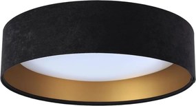 LED mennyezeti lámpa GALAXY LED/24W/230V fekete/arany