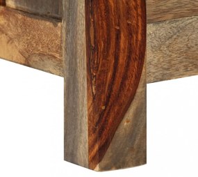 szürke tömör kelet-indiai rózsafa tálalószekrény 100x30x50 cm