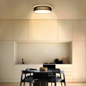 Solight WO8014 - LED Dimmelhető mennyezeti lámpa PENLEY LED/48W/230V+RC átm. 40 cm fekete